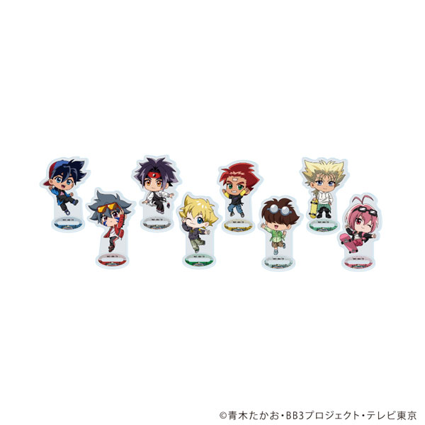 アクリルぷちスタンド「爆転シュート ベイブレード Gレボリューション」06/ミニキャライラスト 8個入りBOX