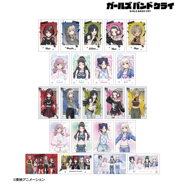 ガールズバンドクライ 描き下ろし Y2Kファッションver. トレーディングイラストカード 22個入りBOX