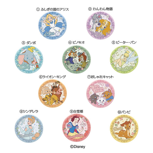 プチキャン ディズニークラシックキャラクター 10個入りBOX (食玩)[ハート]《０６月予約》