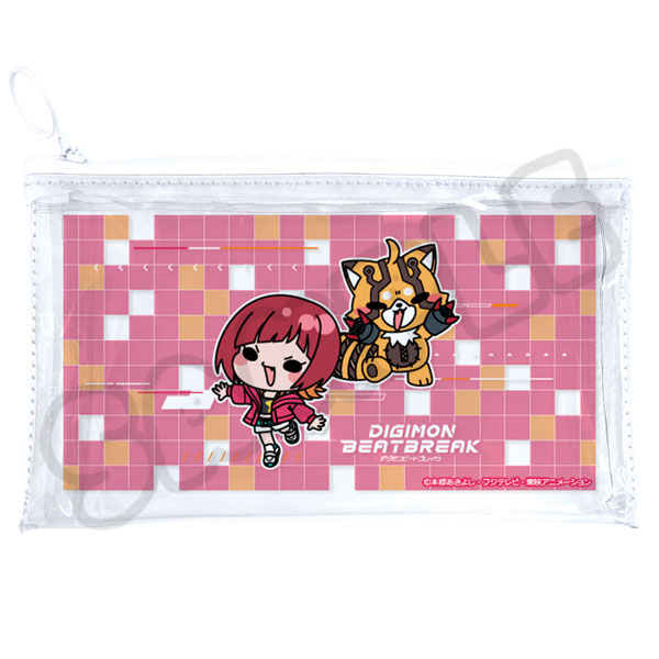 TVアニメ『DIGIMON BEATBREAK』 フラットクリアポーチ B(咲夜レーナ＆プリスティモン)[シンクイノベーション]《０５月予約》