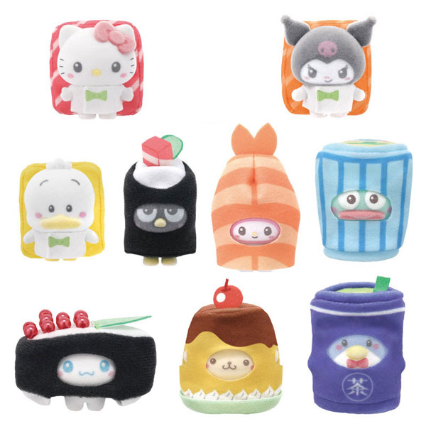 サンリオ ぷちとも Sanrio characters みんなでおすし 18個入りBOX