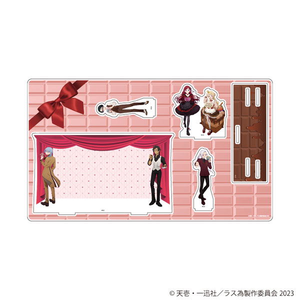 プレミアムアクリルジオラマプレート「悲劇の元凶となる最強外道ラスボス女王は民の為に尽くします。」/集合デザイン(描き下ろし)[A3]《在庫切れ》