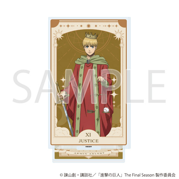 アクリルスタンド「TVアニメ『進撃の巨人』The Final Season」14/アルミン・アルレルト タロットver.(描き下ろしイラスト)[A3]《０４月予約》