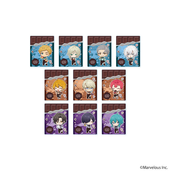 アクリルカード「千銃士:Rhodoknight」04/バレンタインver. ミニキャライラスト 10個入りBOX