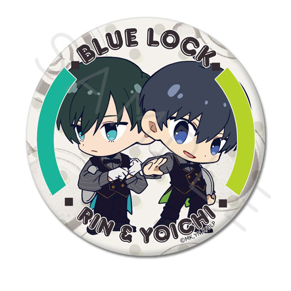 TVアニメ『ブルーロック』第10弾 丸形缶バッジ(75mm) WN (潔世一＆糸師