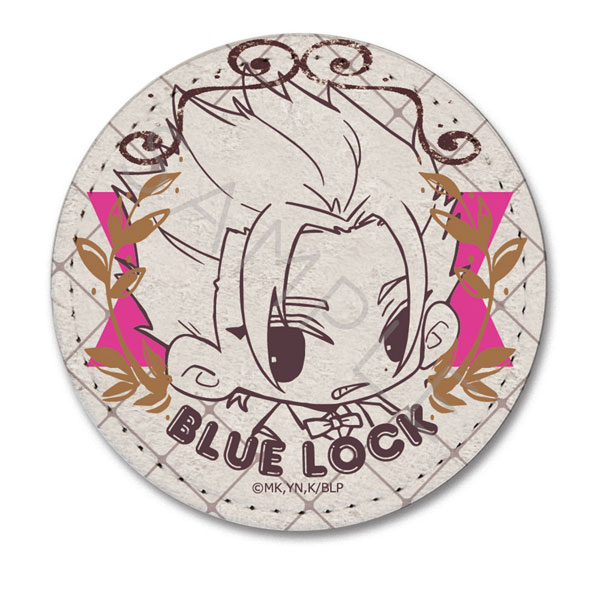 TVアニメ『ブルーロック』第10弾 レザーバッジ(丸形) WM (士道龍聖