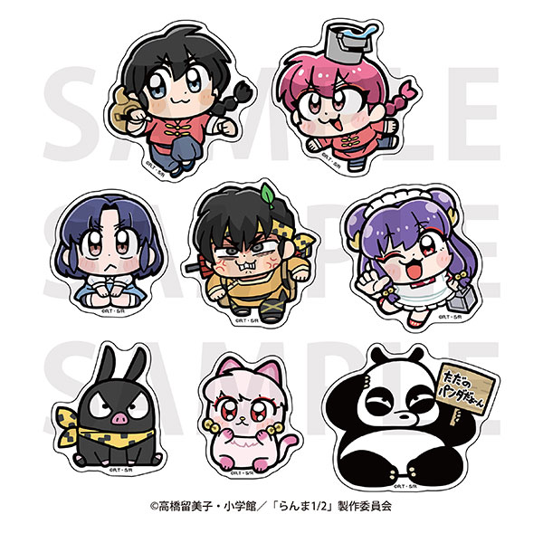 TVアニメ「らんま1/2」×大川ぶくぶ ダイカットステッカーセット[イーディス]《０５月予約》