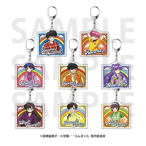 TVアニメ「らんま1/2」トレーディングホロアクリルキーホルダー「アメリカンレトロ」 8個入りBOX