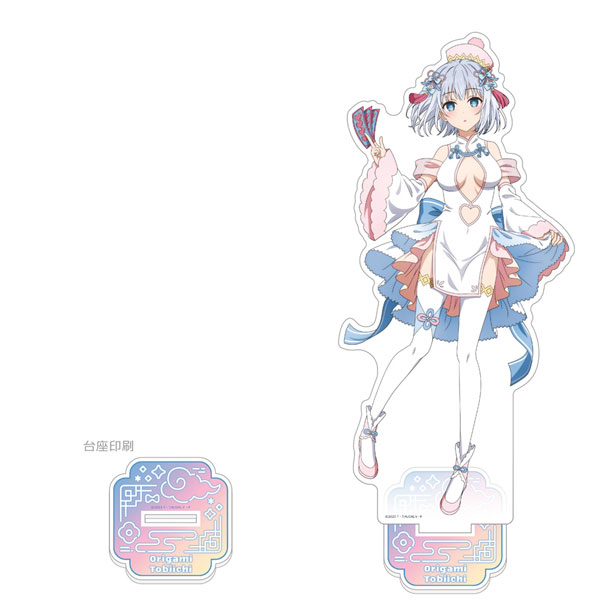[デート・ア・ライブV]描き下ろし特大アクリルスタンド(鳶一折紙/パステルチャイナ)[カーテン魂]《０５月予約》