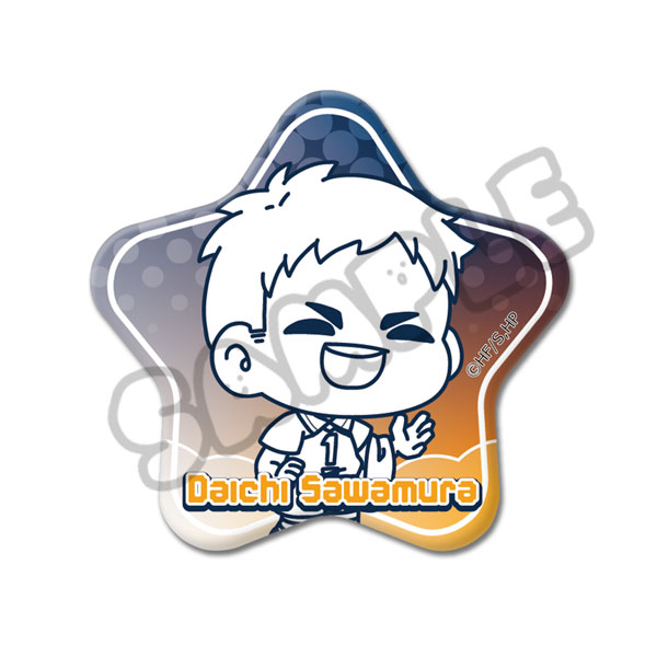 「ハイキュー！！」第8弾 星型缶バッジ(mochocho) M-VG(澤村大地)[シンクイノベーション]《０４月予約》