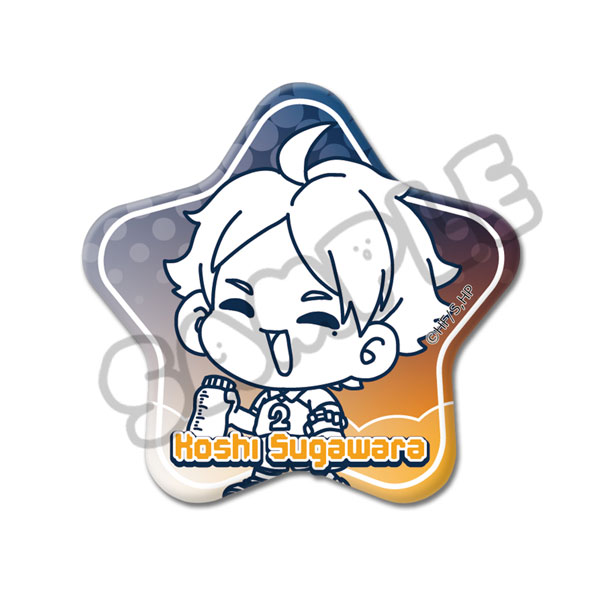 「ハイキュー！！」第8弾 星型缶バッジ(mochocho) M-VH(菅原孝支)[シンクイノベーション]《０４月予約》