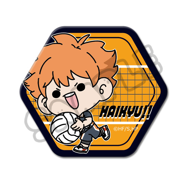 「ハイキュー！！」第8弾 六角形缶バッジ(mochocho) M-VA(日向翔陽)[シンクイノベーション]《０４月予約》
