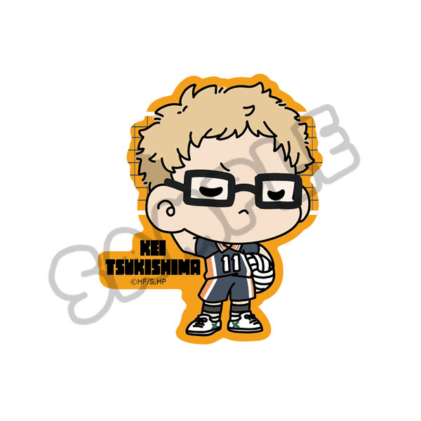 ハイキュー！！」第8弾 クリアカードステッカー(mochocho) M-VC(月島蛍