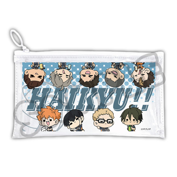 「ハイキュー！！」第8弾 フラットクリアポーチ(mochocho) M-VA(集合)[シンクイノベーション]《０４月予約》
