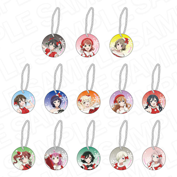 ラブライブ！虹ヶ咲学園スクールアイドル同好会 アクリルミニチャーム サンタ風衣装 ver. 13個入りセット