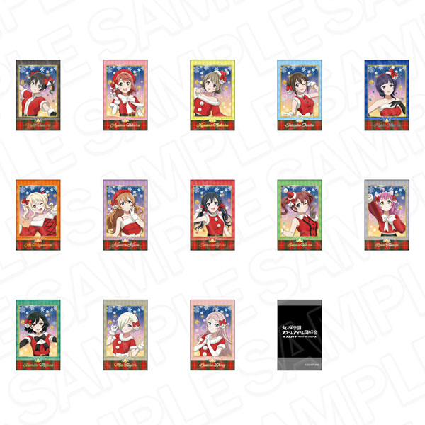 ラブライブ!虹ヶ咲学園スクールアイドル同好会 インスタントフォト風カード サンタ風衣装 ver. 13個入りセット