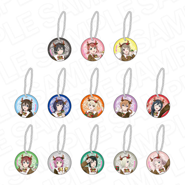 ラブライブ！虹ヶ咲学園スクールアイドル同好会 アクリルミニチャーム トナカイ風衣装 ver. 13個入りセット