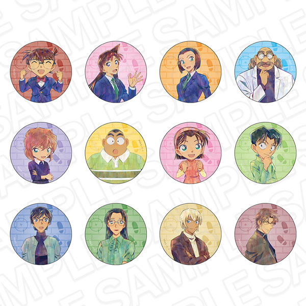 名探偵コナン ホログラムカンバッジ(ブラインド) PALE TONE series vol.6 12個入りBOX