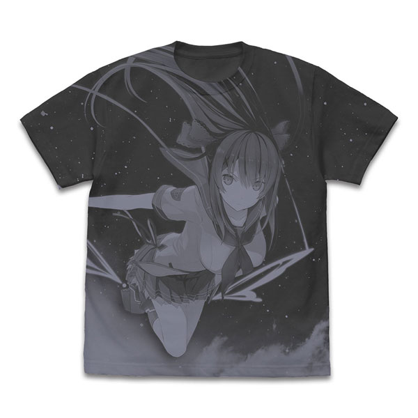 蒼の彼方のフォーリズム 空を駆ける 鳶沢みさき オールプリントTシャツ