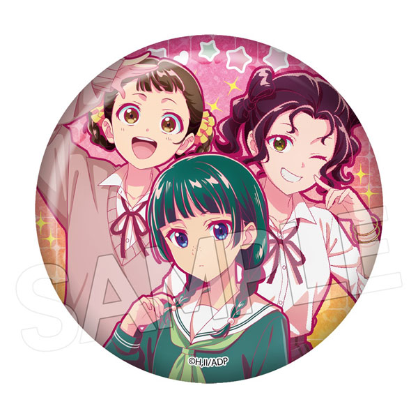 薬屋のひとりごと ビビッドライン キラキラ缶バッジ 猫猫＆小蘭＆子翠