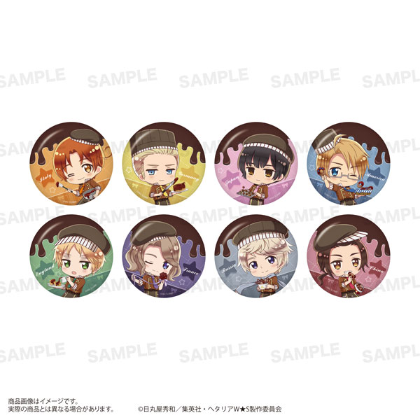 アニメ「ヘタリア World☆Stars」トレーディング缶バッジ(きゃらほっ