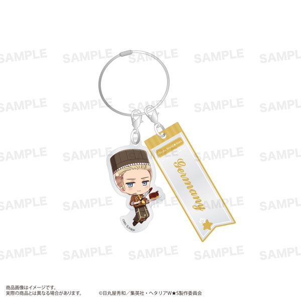 アニメ「ヘタリア World☆Stars」ワイヤーアクリルキーホルダー(きゃら