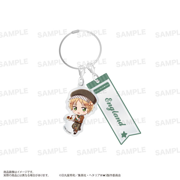 アニメ「ヘタリア World☆Stars」ワイヤーアクリルキーホルダー(きゃら