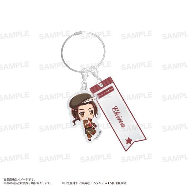 アニメ「ヘタリア World☆Stars」ワイヤーアクリルキーホルダー(きゃら