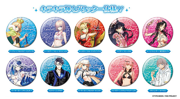 グリッターCANバッジ Fate/Grand Order A BOX 10個入りBOX[バンダイ]《０４月予約》