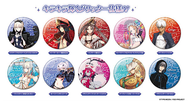 グリッターCANバッジ Fate/Grand Order B BOX 10個入りBOX[バンダイ]《０４月予約》