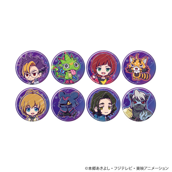 缶バッジ「DIGIMON BEATBREAK」02/グラフアートイラスト 8個入りBOX[A3