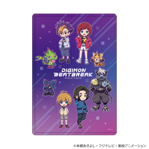 キャラクリアケース「DIGIMON BEATBREAK」02/集合デザイン(グラフアートイラスト)[A3]《０４月予約》