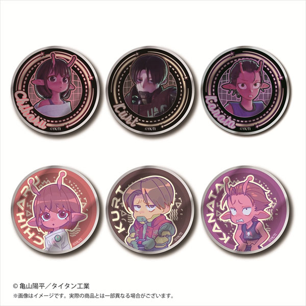 銀河特急 ミルキー☆サブウェイ メタルバッジシリーズ A版 6個入りBOX