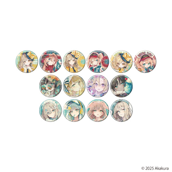 ホログラム缶バッジ(57mm)「赤倉個展『BREAK TIME』」01/公式＆描き下ろしイラスト 14個入りBOX[A3]《０４月予約》