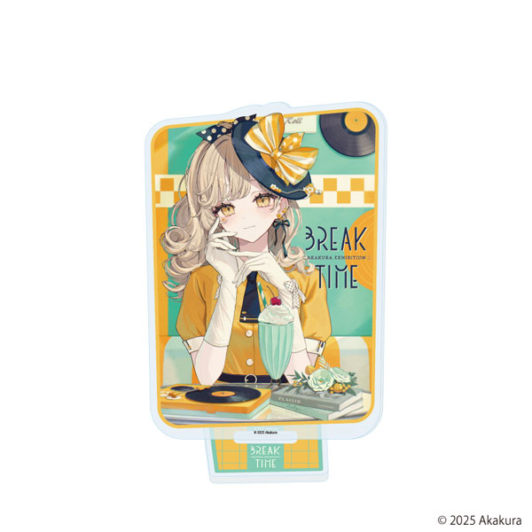 アクリルスタンド「赤倉個展『BREAK TIME』」06/キービジュアル(描き下ろしイラスト)[A3]《０４月予約》