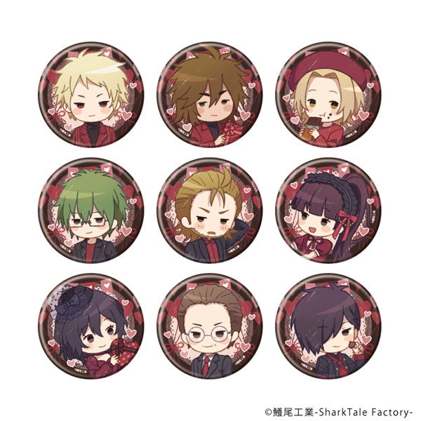 缶バッジ「細胞神曲」09/バレンタインver. グラフアートイラスト 9個入りBOX