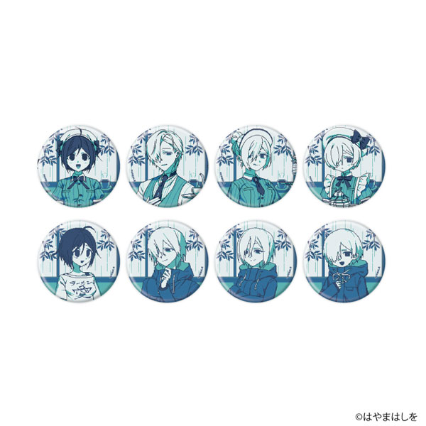 缶バッジ「梅雨が明けるまで」01/公式＆描き下ろしイラスト 8個入りBOX