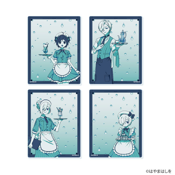 アクリルカード「梅雨が明けるまで」01/描き下ろしイラスト 4個入りBOX