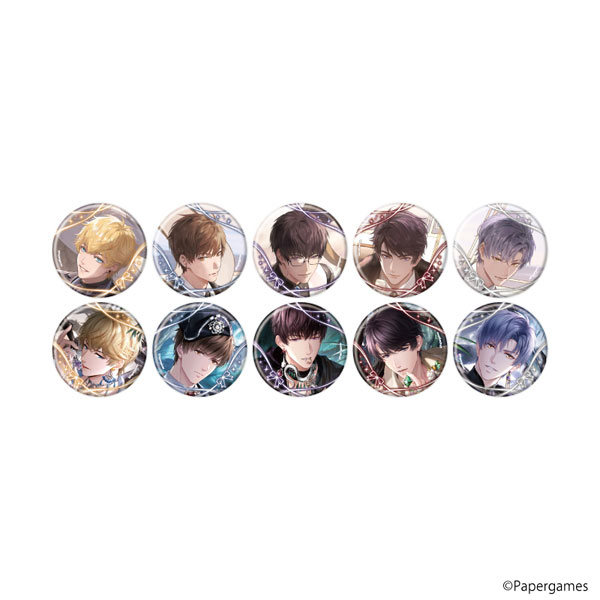 缶バッジ「恋とプロデューサーEVOL×LOVE」30/セット1 公式イラスト 10個入りBOX