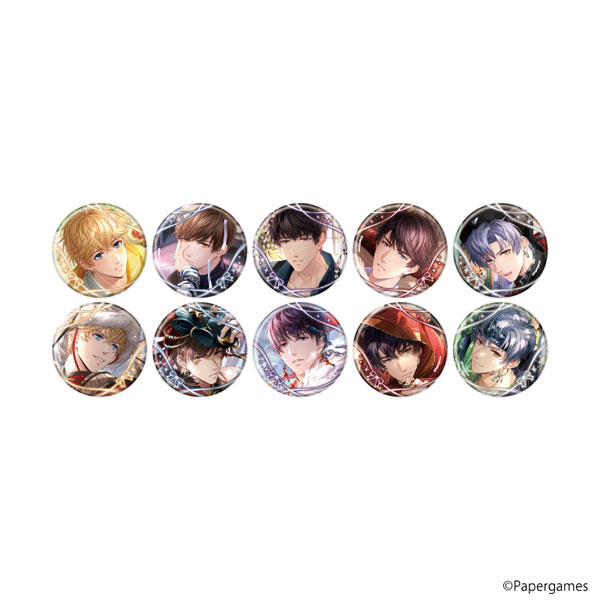 缶バッジ「恋とプロデューサーEVOL×LOVE」31/セット2 公式イラスト 10個入りBOX