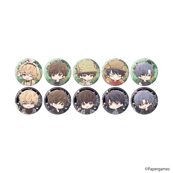 缶バッジ「恋とプロデューサーEVOL×LOVE」33/セット2 グラフアートイラスト 10個入りBOX