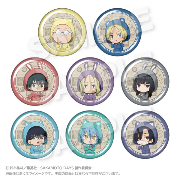 TVアニメ『SAKAMOTO DAYS』 トレーディング缶バッジ アニマルパーカーver. 8個入りBOX