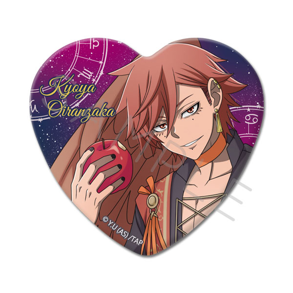 TVアニメ「桃源暗鬼」第4弾 ハート型缶バッジ CE (花魁坂京夜)[シンク