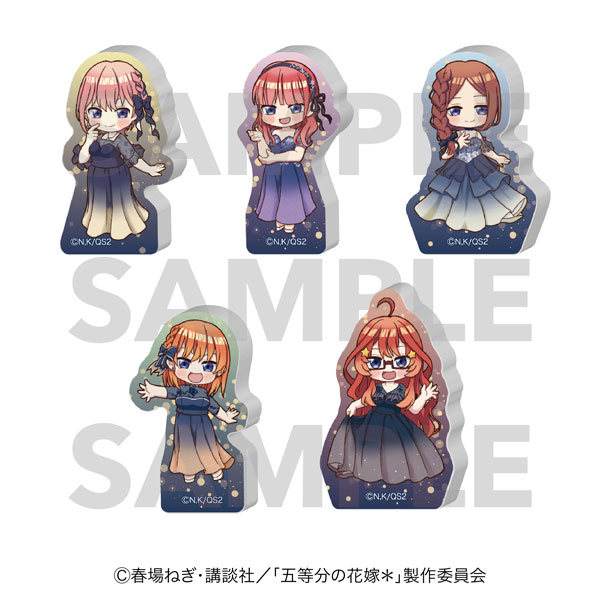 「五等分の花嫁*」トレーディングアクリルフィギュア Night sky color Dress 5個入りBOX