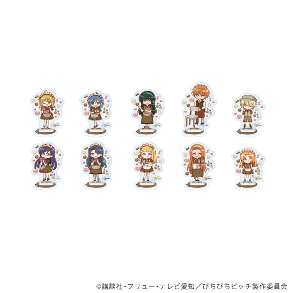 アクリルぷちスタンド「マーメイドメロディーぴちぴちピッチ」05/バレンタインver. レトロアートイラスト 10個入りBOX