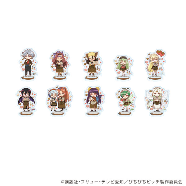 アクリルぷちスタンド「マーメイドメロディーぴちぴちピッチ」06/バレンタインver. レトロアートイラスト 10個入りBOX