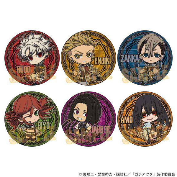 ガチアクタ トレーディング缶バッジ ぷかっしゅ 6個入りBOX[ベルハウス]《０４月予約》