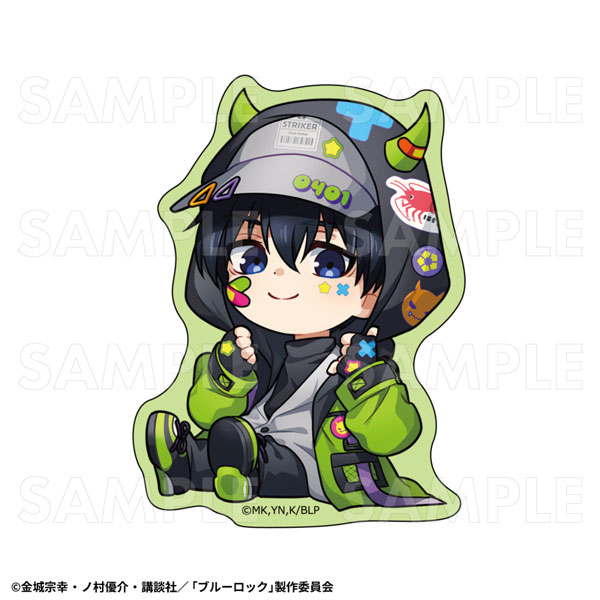 TVアニメ『ブルーロック』でびデコパーカー ちびキャラver. ダイカットステッカー 潔世一[ティームエンタテインメント]《０５月予約》