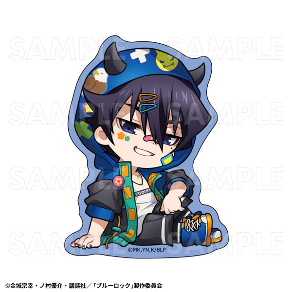 TVアニメ『ブルーロック』でびデコパーカー ちびキャラver. ダイカットステッカー 烏旅人[ティームエンタテインメント]《０５月予約》