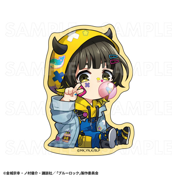 TVアニメ『ブルーロック』でびデコパーカー ちびキャラver. ダイカットステッカー 蜂楽廻[ティームエンタテインメント]《０５月予約》